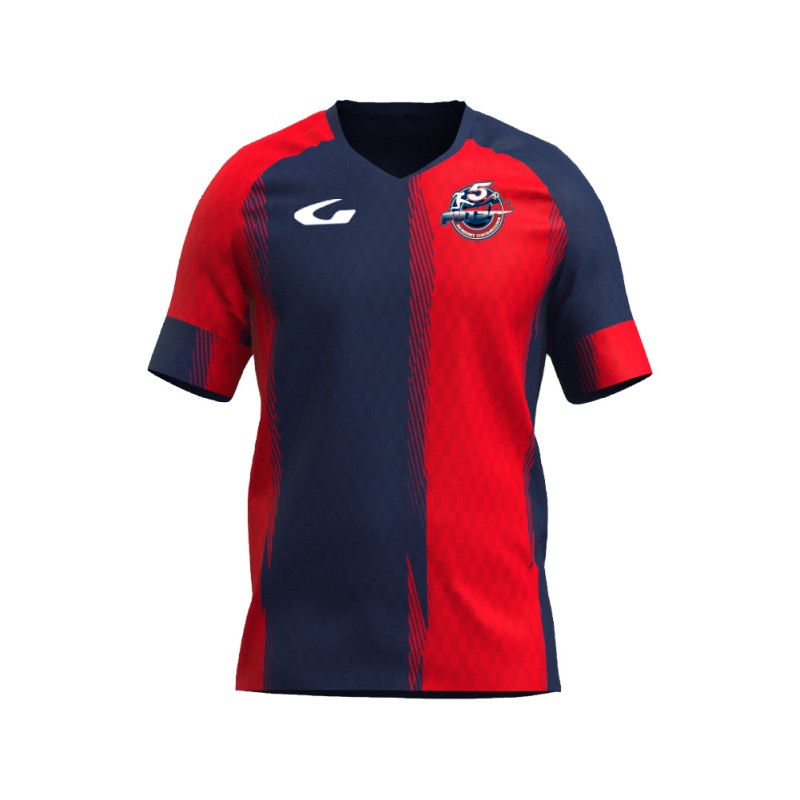 FUTSAL ACADEMY CIVITAVECCHIA 2026 FELPA MAGLIA GIOCO BLU/ROSSO