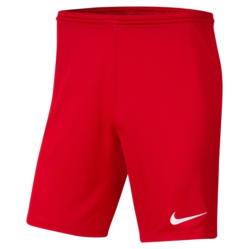 NIKE PANTALONCINO PARK 3 - RED/WHITE