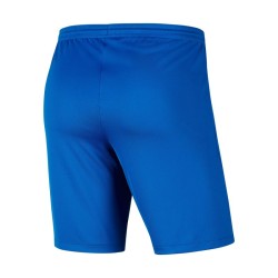 NIKE PANTALONCINO PARK 3 JR - ROYAL BLUE/WHITE