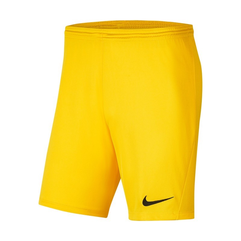 NIKE PANTALONCINO PARK 3 JR - YELLOW/BLACK