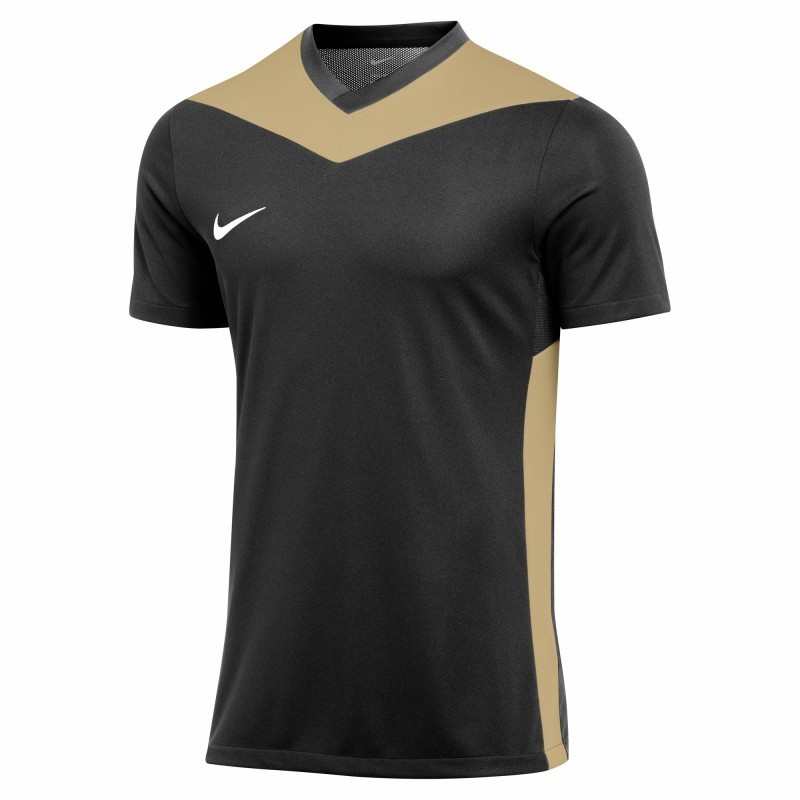 NIKE MAGLIA DRI-FIT PARK DERBY IV SS - BLACK/JERSEY GOLD