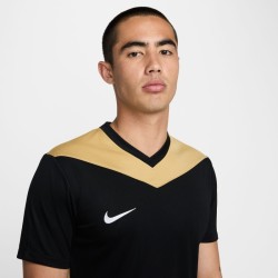 NIKE MAGLIA DRI-FIT PARK DERBY IV SS - BLACK/JERSEY GOLD