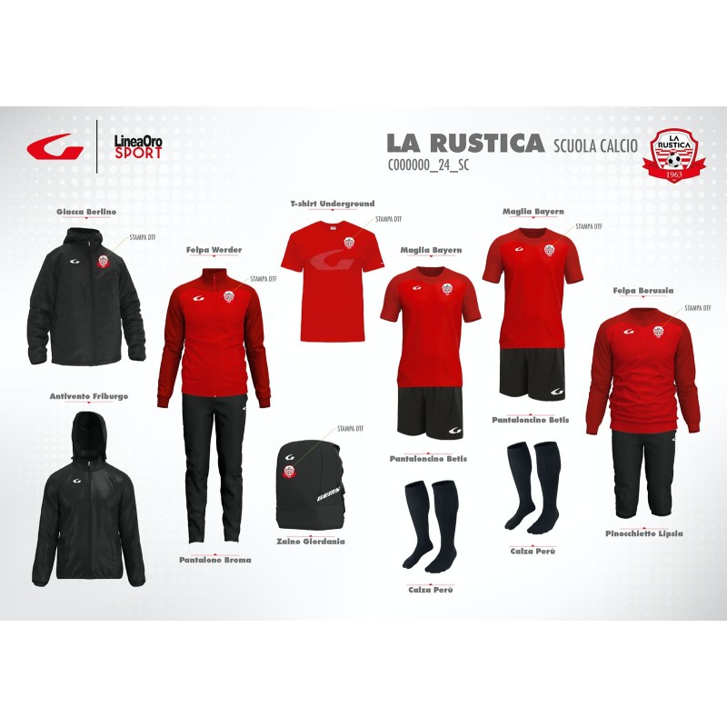 LA RUSTICA 2025 SET SCUOLA CALCIO - L
