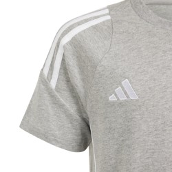 ADIDAS TIRO24 SW TEE JR. - MGREYH/WHITE