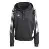 ADIDAS TIRO24 SW HOOD W - BLACK/WHITE