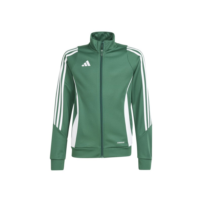 ADIDAS TIRO24 TR JKT JR. - DRKGRN/WHITE