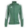 ADIDAS TIRO24 TR JKT JR. - DRKGRN/WHITE