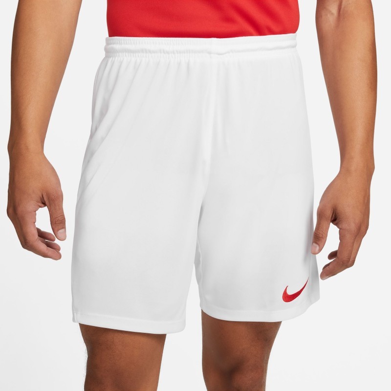 NIKE PANTALONCINO PARK 3 - WHITE/RED