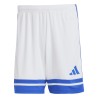 ADIDAS SQUADRA25 SHORTS - WHITE/TEAM ROYAL BLUE