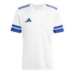 ADIDAS SQUADRA25 JERSEY SHORT SLEEVE - WHITE/TEAM ROYAL BLUE