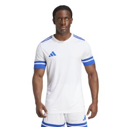 ADIDAS SQUADRA25 JERSEY SHORT SLEEVE - WHITE/TEAM ROYAL BLUE