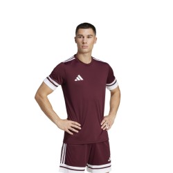 ADIDAS SQUADRA25 JERSEY SHORT SLEEVE - TEAM MAROON 2/WHITE