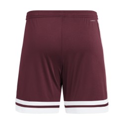 ADIDAS SQUADRA25 SHORTS - TEAM MAROON 2/WHITE