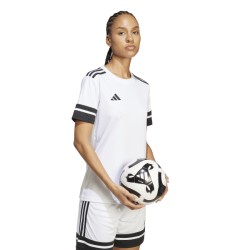 ADIDAS SQUADRA25 JERSEY SHORT SLEEVE - WHITE/BLACK