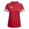 ADIDAS SQUADRA25 JERSEY SHORT SLEEVE - TEAM POWER RED 2/WHITE