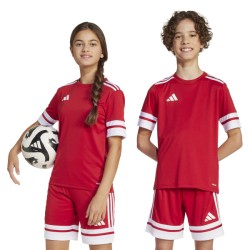 ADIDAS SQUADRA25 JERSEY SHORT SLEEVE JR. - TEAM POWER RED 2/WHITE