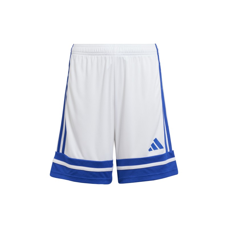 ADIDAS SQUADRA25 SHORTS JR. - WHITE/TEAM ROYAL BLUE