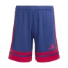 ADIDAS SQUADRA25 SHORTS JR. - TEAM NAVY BLUE 2/TEAM POWER RED 2