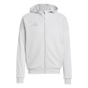 ADIDAS TIRO25 FULL ZIP HOODIE - TEAM LIGHT GREY