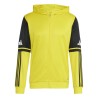 ADIDAS SQUADRA25 HOODY - TEAM YELLOW/BLACK