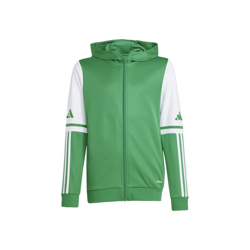 ADIDAS SQUADRA25 HOODY JR. - TEAM GREEN/WHITE
