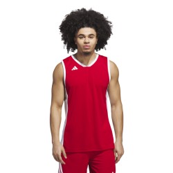 ADIDAS 3G SPEED REV. BASKETBALL AEROREADY JERSEYS - TEAM POWER RED/WHITE