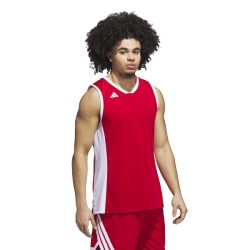 ADIDAS 3G SPEED REV. BASKETBALL AEROREADY JERSEYS - TEAM POWER RED/WHITE