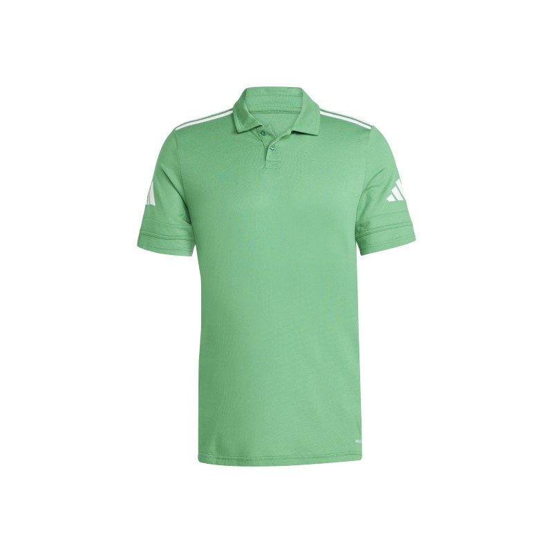 ADIDAS SQUADRA25 COTTON POLO - TEAM GREEN/WHITE