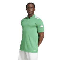 ADIDAS SQUADRA25 COTTON POLO - TEAM GREEN/WHITE