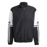 ADIDAS SQUADRA25 PRE. JACKET - BLACK/WHITE