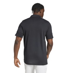 ADIDAS SQUADRA25 COTTON POLO - BLACK/WHITE