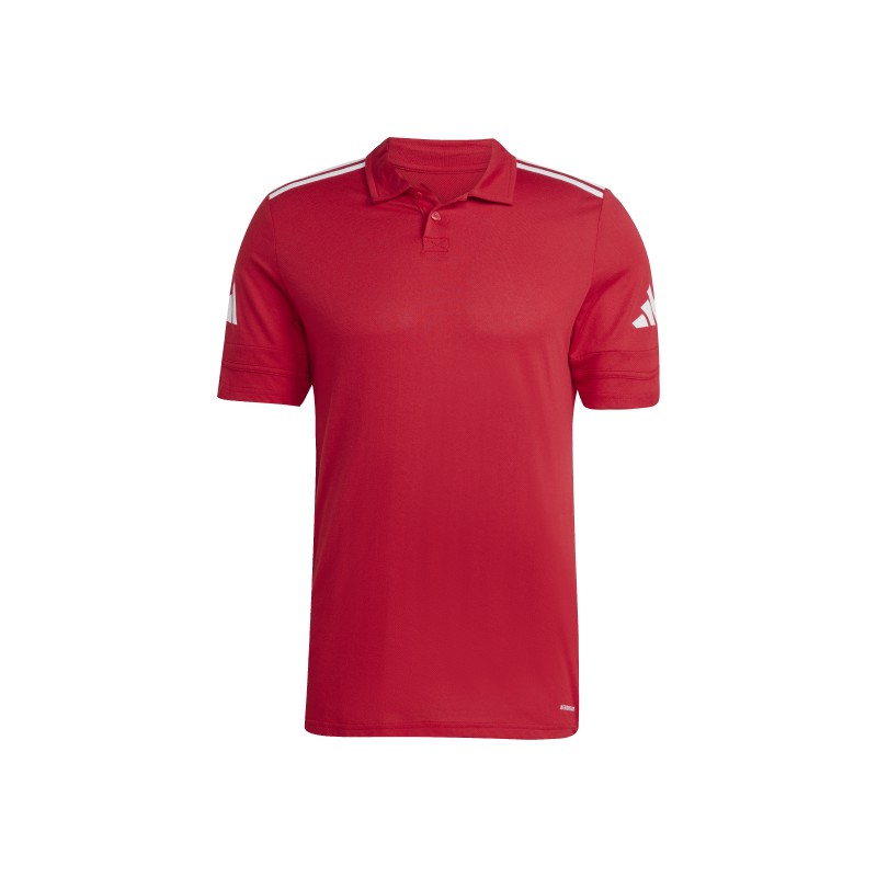 ADIDAS SQUADRA25 COTTON POLO - TEAM POWER RED/WHITE