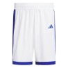 ADIDAS 3G SPEED REV. BASKETBALL AEROREADY SHORTS - WHITE/TEAM ROYAL BLUE