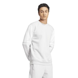 ADIDAS SQUADRA25 SWEAT CREW - TEAM LIGHT GREY/WHITE