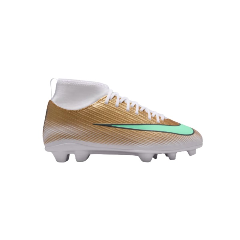 NIKE SCARPA MERCURIAL SUPERFLY 11 CLUB KYLIAN MBAPPE JR. - METALLIC GOLD/CLEAR J