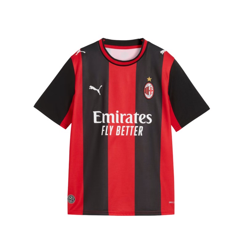 PUMA ACM HOME JERSEY REPLICA 26/27 JR - PUMA BLACK/FOR ALL TIME RED