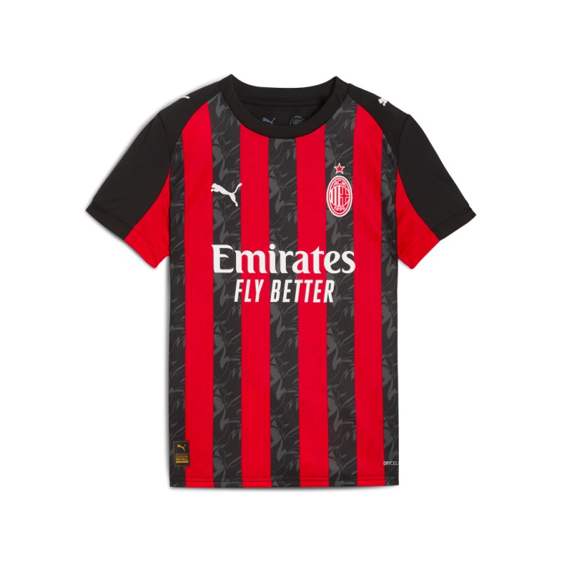 PUMA ACM HOME JERSEY REPLICA 25/26 JR - RED/BLACK