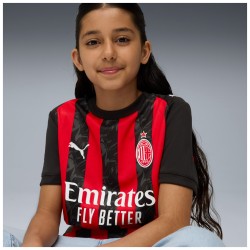 PUMA ACM HOME JERSEY REPLICA 25/26 JR - RED/BLACK