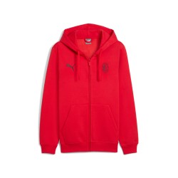 PUMA ACM FTBLESS FZ HOODED JACKET FL - RED