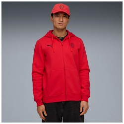 PUMA ACM FTBLESS FZ HOODED JACKET FL - RED