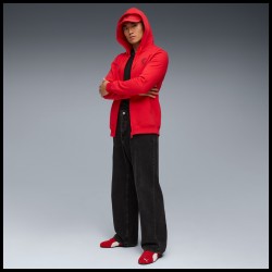 PUMA ACM FTBLESS FZ HOODED JACKET FL - RED