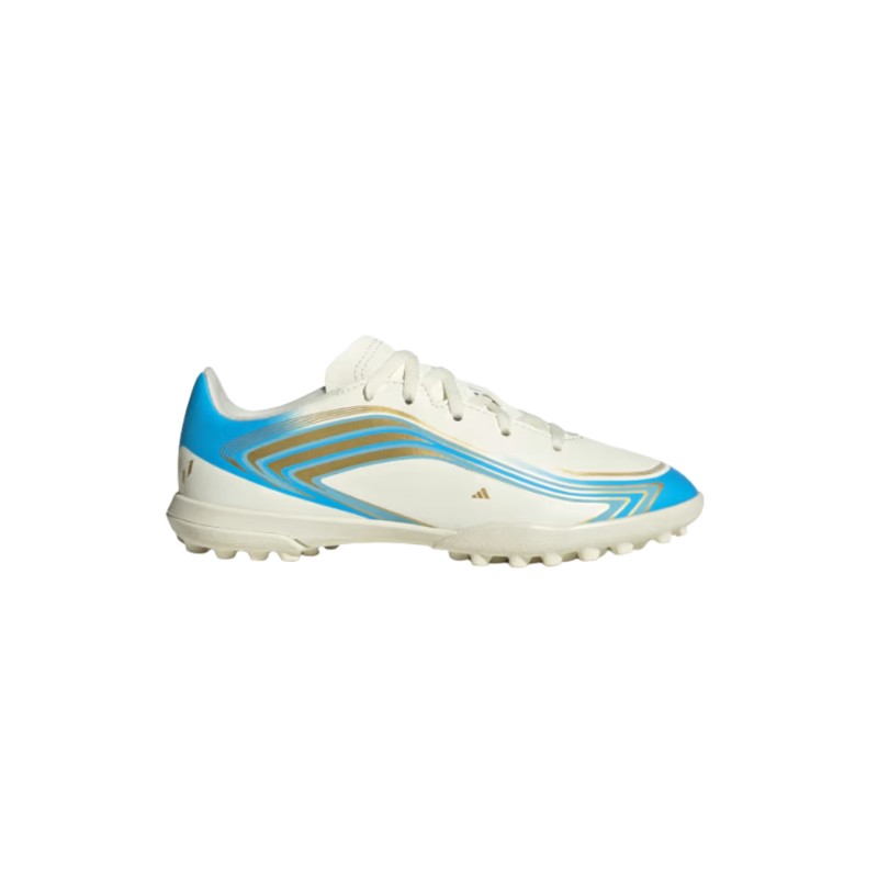 ADIDAS SCARPA F50 MESSI CLUB TF JR. -  IVORY/SEBLBU