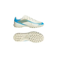 ADIDAS SCARPA F50 MESSI CLUB TF JR. -  IVORY/SEBLBU