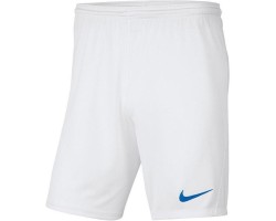 NIKE PANTALONCINO PARK 3 JR - WHITE/ROYAL
