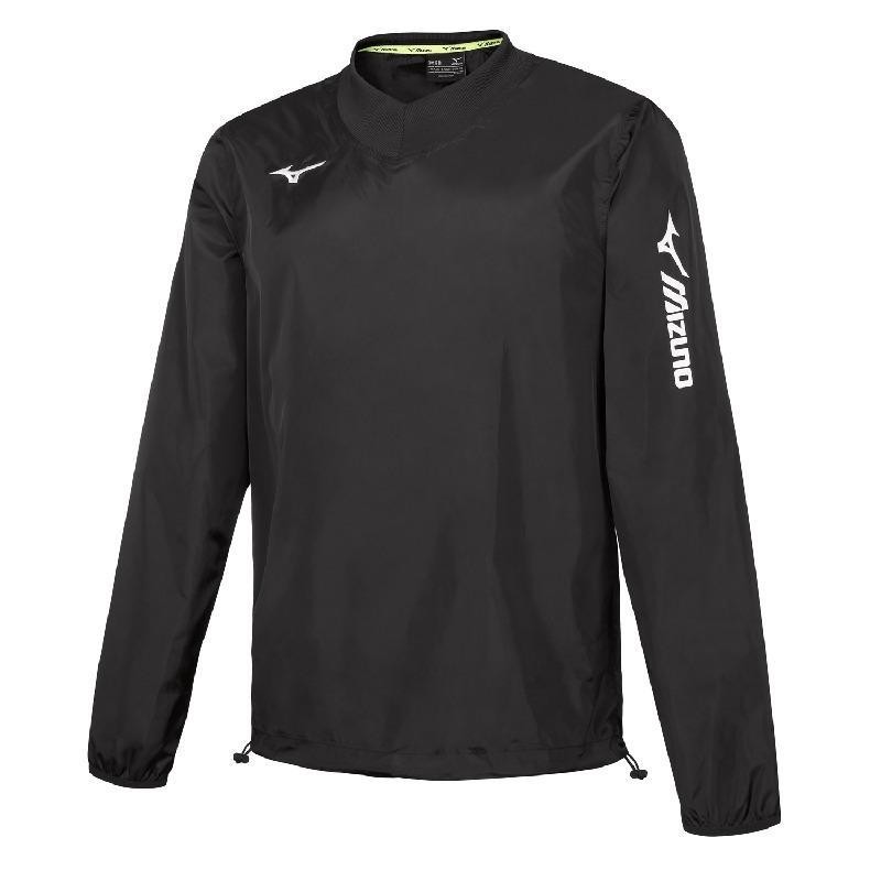 MIZUNO RAIN JACKET SENDAI - BLACK