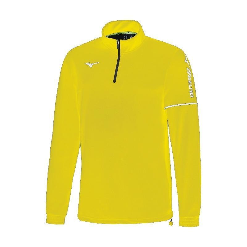 MIZUNO FELPA SENDAI - GIALLO FLUO