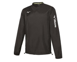 MIZUNO RAIN JACKET SENDAI JR - NERO