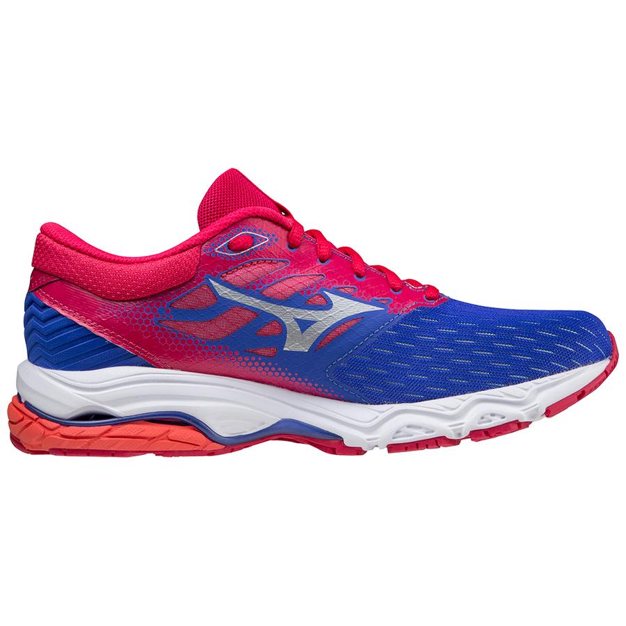 MIZUNO SCARPA WAVE PRODIGY WOS - VIOLETBLUE/SILVER/ROSERED J1GD2010-04