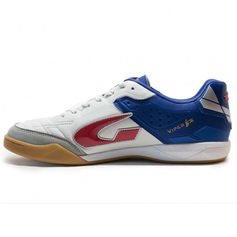 gems gems scarpa calcetto viper fx indoor bianco/blu