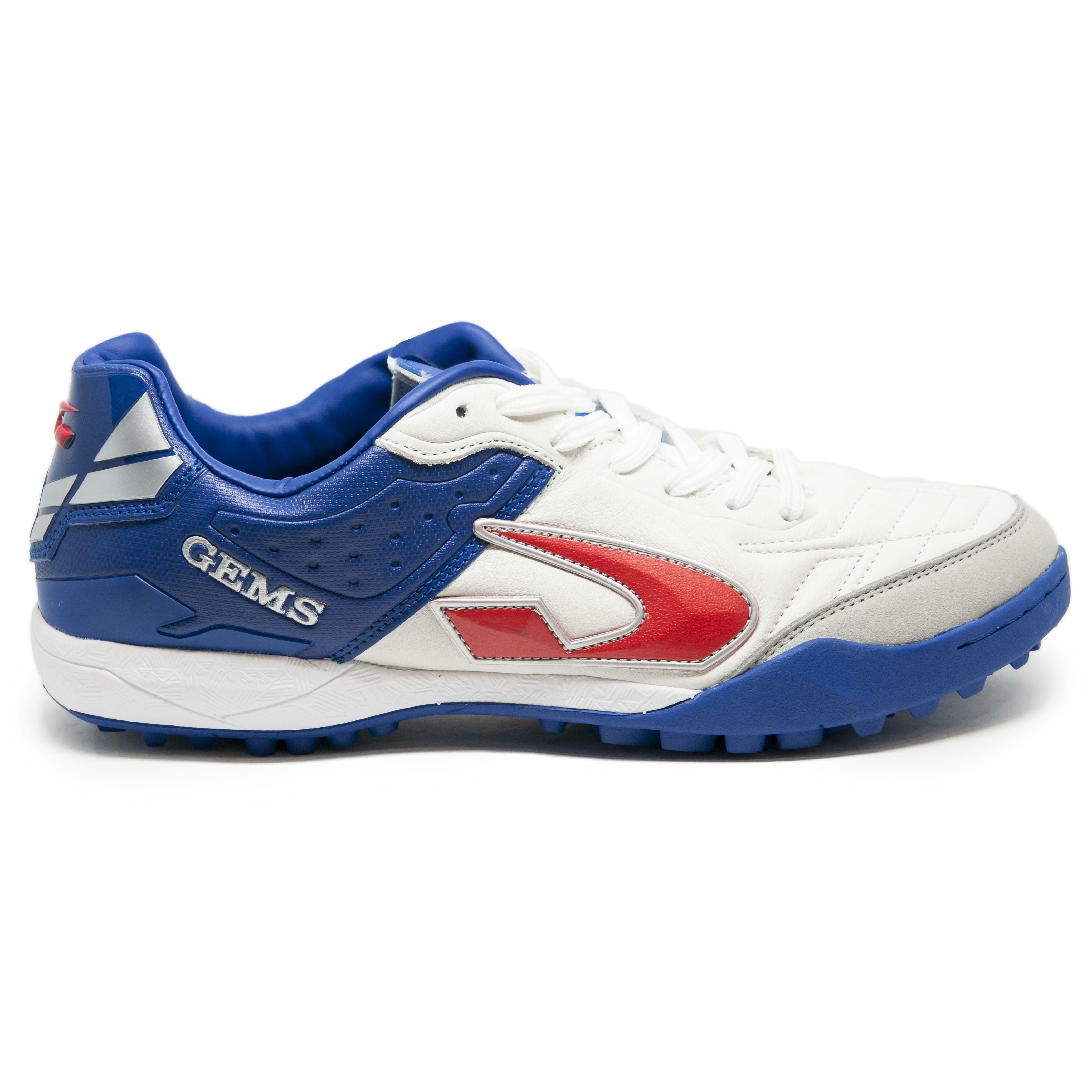 gems gems scarpa calcetto viper fx tf bianco/blu